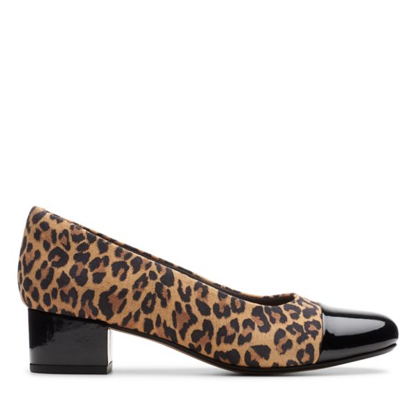 Clarks Womens Chartli Diva Heels Leopard | USA-8504236